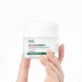 Dr.G Red Blemish Clear Soothing Cream 50ml - K-Beauty Cica Cream for Acne & Redness